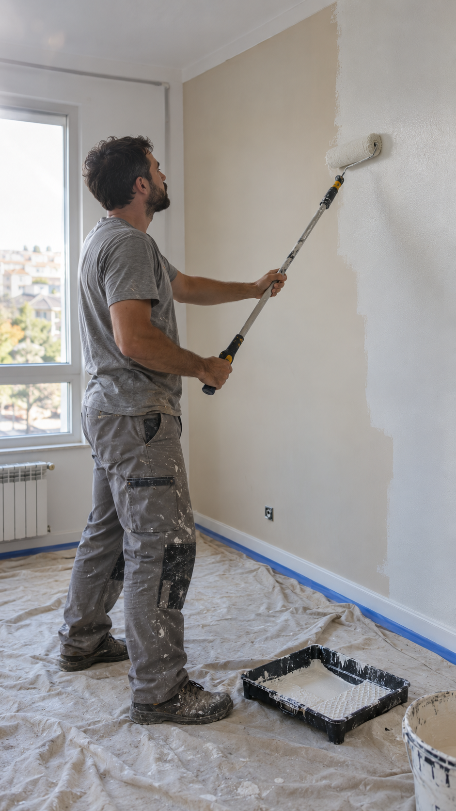 Pintura exterior e interior